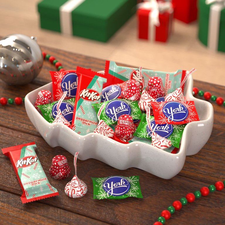 Hershey's, Kit Kat and York Assorted Mint Flavored Christmas