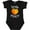AB-Black, variant on Inktastic Little Peach Cute Heart Shaped Peach Boys or Girls Baby Bodysuit
