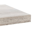 thumbnail image 5 of Pemberly Row 82" Travertine Laminate Dining Table Brown with Wood Legs, 5 of 9