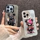 thumbnail image 5 of Case for IPHONE11 12 Color Silver Laser 3PROMAX 14PRO 15 15PRO Personality Anti-drop 15PROMAX Tide Cool Bear Mobile Phone Case, 5 of 5