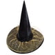 thumbnail image 1 of Sombrero de bruja de Halloween, vestido de fiesta para adultos, sombrero puntiagudo de cuero, peluca, sombrero de mago, sombrero de bruja cosplay, 1 of 1