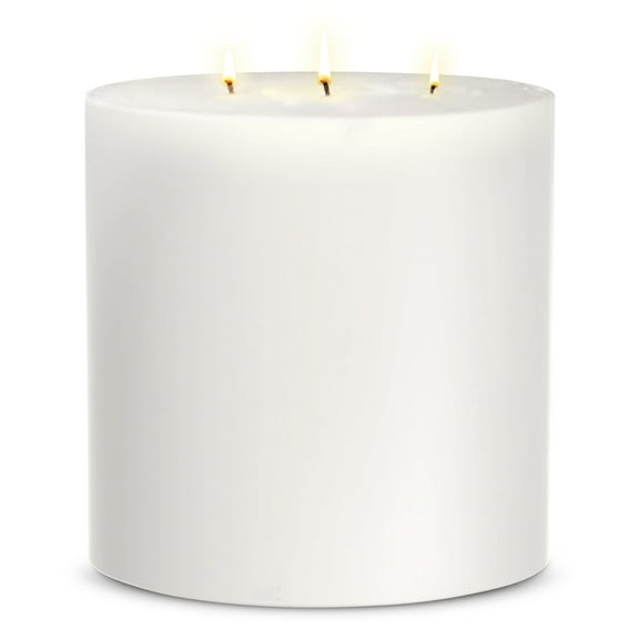 White Pillar Candles