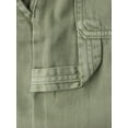 thumbnail image 2 of The Children's Place Girls Elastic Waist Garment Dyed Baggy Fit Utility Jeans, Sizes 4-16, 2 of 4