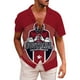 thumbnail image 1 of Camisas s Para Hombre Manga Larga Camiseta de regalo deportiva para al fútbol americano para hombre, camiseta de Rugby Retro deportiva para jugador de Rugby Vintage (Red, S), 1 of 3