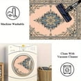 thumbnail image 4 of 1PC Ornate Regional Carpet Partial Carpet, Lightweight Washable Easy-to-Tidy Carpet Mat Festival Gift, Suitable for Living Room, Bedroom, Dining Room, Office, Balcony, Room Accessories, 4 of 8