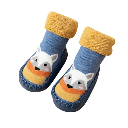 

QYZEU Girls Slip On Shoes Size 13 Kids Shoes Boys Girls Kids Socks Shoes Toddler Shoes Floor Socks Shoes Outwear Orange