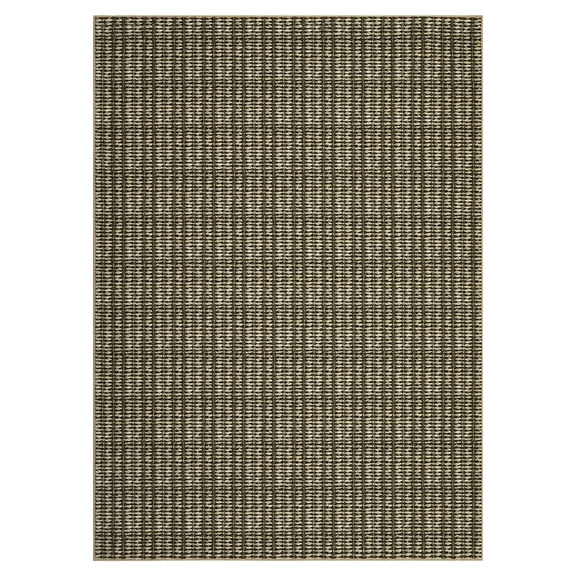 Modern Braided Area Rug – Non Slip Non Shedding Low Pile Thin Carpet, Soft Washable Contemporary Abstract Print for Entryway Bedroom Living Room