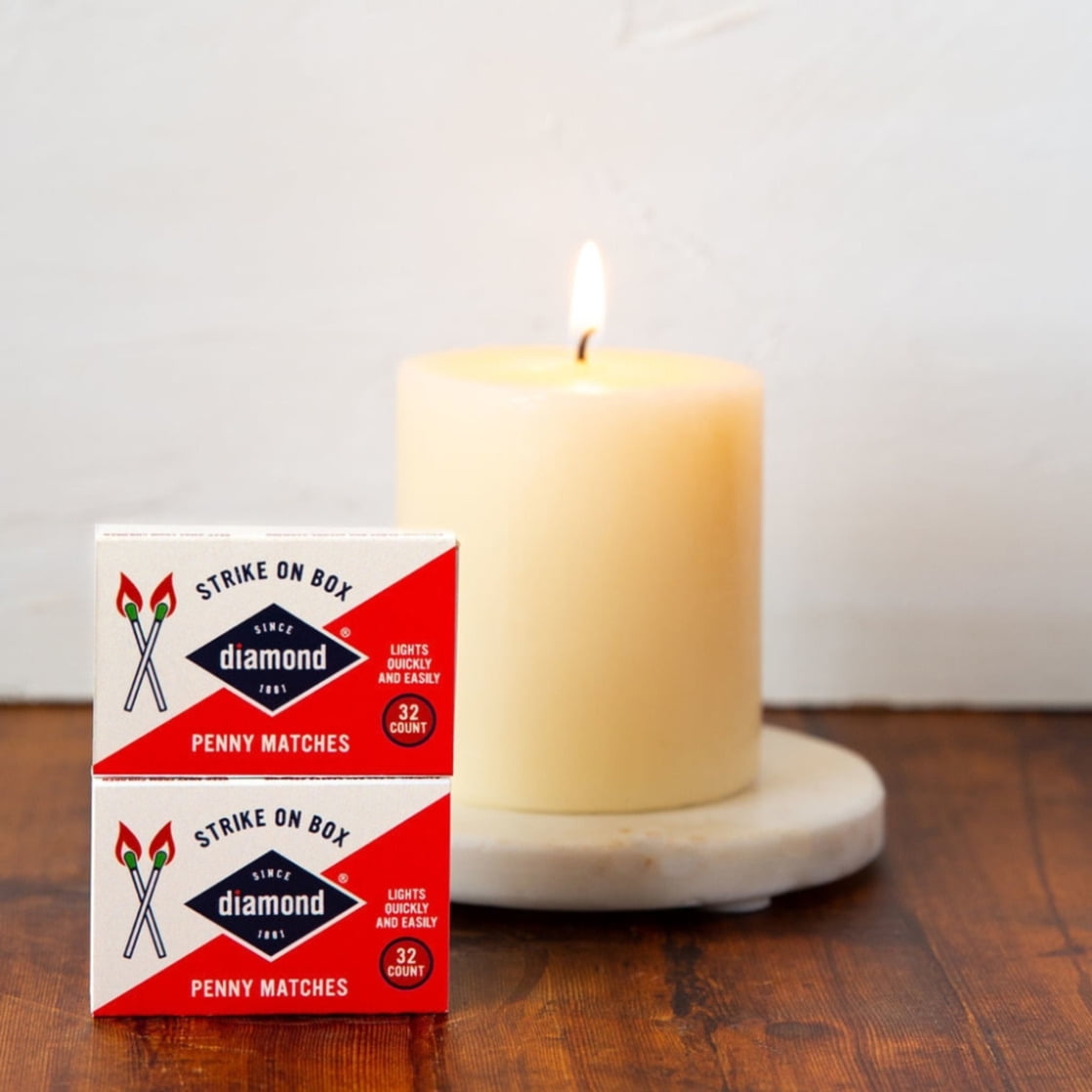 Diamond Green Light Wooden Strike On Box Matches, 10 Pack