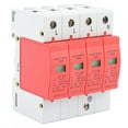 thumbnail image 2 of Protector Contra Sobretensions Domémico 4P 40-80ka, Montaje en Carril Din, Dispositivo Descargador de Bajo Voltaje, Carcasa Retardante de Llama para Proteción del Eléctrico, 2 of 7