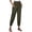 Green, variant on OSOLU Solid Color Womens Linen Wide Leg Pants Casual Loose Elastic Waisted Barrel Beach Palazzo Pants With Pockets Trousers Fashionable Classic Leisure Bottoms