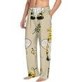 thumbnail image 2 of Bingfone Gnomes Bees And Sunflowers Mens All Over Print Sleep Pajama Pants-X-Large, 2 of 9