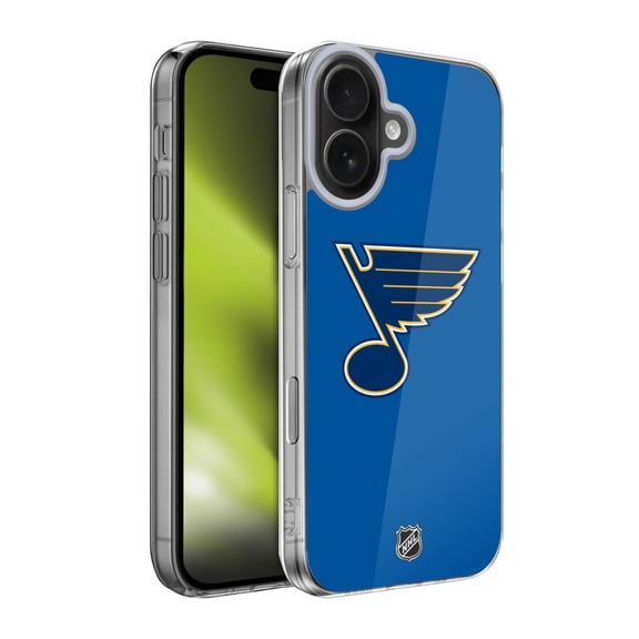 Head Case Designs NHL St Louis Blues Plain Soft Gel Case for Apple iPhone 17