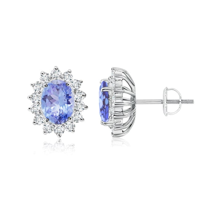 Lex /& Lu Sterling Silver 6x4 Emerald Stud Earrings