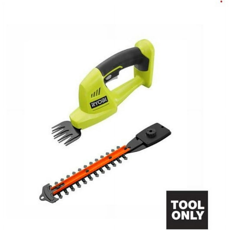 Ryobi ONE 18V Battery Operated Grass Shear Shrubber Garden Landscape Handheld Attachment Walmart