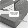 thumbnail image 4 of Snubbull 3 Pack Loveseat Cushion Set, 36" x 18" x 3" Waterproof Outdoor Chair Replacement Cushions for 4-Seater Wicker Rattan Patio Furniture, Light Gray, 4 of 6