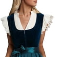 thumbnail image 6 of Women German Dirndl Blouse Bavarian Oktoberfest Costume White Dirndl Shirts for Women, 6 of 8