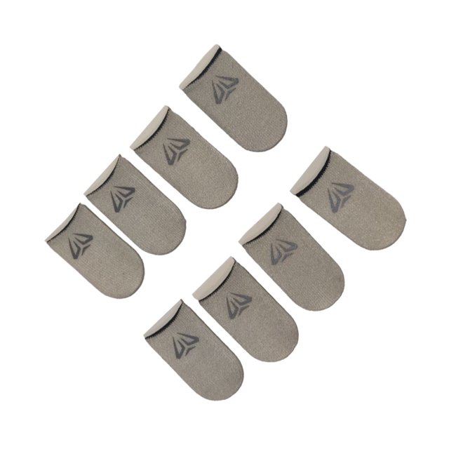 Moyic 4 pares de fundas para los dedos, equipo de juego protector, pantalla táctil, funda para los pulgares, fundas a prueba de sudor, Electrónica Negro