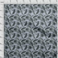 thumbnail image 4 of oneOone Cotton Silk Grayish Blue Fabric Ocean Underwater Life Sewing Fabric By The Yard Printed Diy Clothing Sewing Supplies 42 Inch Wide, 4 of 4