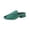 Dark Green, variant on Women's Chic & Comfy Solid Color Slip-On Sandals Versatile Vacation Mules Summer Casual Leather Square Open Toe Low Heel Dressy Slides(Dark Green,5.5)