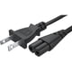 thumbnail image 1 of Chenchen 10FT Power Cord Samsung TV Extend Cable for Samsung 24" 32" 40" 43" 48" 49" 50" 55" 60" 65" 75" UN40 UN43 UN48 UN49 UN50 UN55 UN60 UN70 UN75 UN78, Smart 4K LG, TCL TV 2 Prong AC Power Cord, 1 of 1