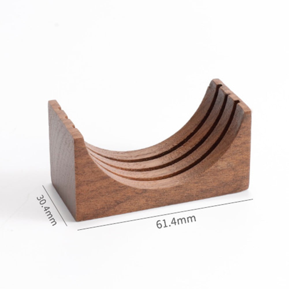 Wooden Filter Screen Rack Bracket Divider Holder for 51-58MM Coffee ...