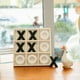 thumbnail image 2 of Tablero de juego Tic Tac Toe, madera genómica, 27 cm, decoración rústica, 2 of 7