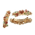 thumbnail image 4 of Unique Bargains Hair Barrettes Accessories for Women Hair Clips Sparkly sparkling Rhinestones Hairpin 3 Pcs Coffee Color, 4 of 7