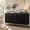 Black, variant on LFGUIZO 59" Modern Walnut Sideboard Buffet Cabinet with 4 Arch Carved Doors with 2 Adjustable Shelves for Living Room Dining Room