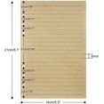 thumbnail image 3 of Papel de recarga A5, papel de artesanía forrado compatible con cuaderno de diario de cuero grande, insertos de diario de 160 páginas Afortunado Sencillez, 3 of 5