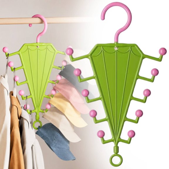 V Shaped Double-Sided Closet Organizer Hanger, Heavy-Duty 360 Swivel Triangle Closet Organizer for Clothes Combinable Multi-Functional Storage Rack for Bathroom Behind Door Wardrobe Space Saver