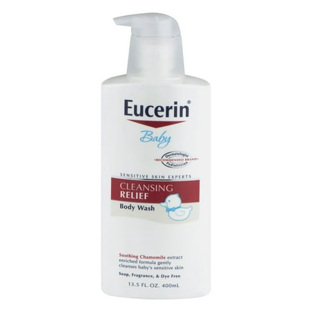 eucerin baby cleansing relief wash oz fl body