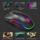 thumbnail image 5 of HXSJ T26 Mouse Wireless Mice 2.4GHz Type C Rechargeable Backlight 7 Buttons Portable Mini Gaming Mouse for Mac Laptop PC Computer, 5 of 5