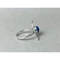 thumbnail image 5 of Heaven Crafts Natural Lapis Lazuli Ring Blue Gemstone 925 Sterling Silver Gift For Her, 5 of 6