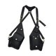thumbnail image 1 of Bolso bandolera de piel sintética con bolsillo para las axilas, ideal para viajes y compras. Negro, 1 of 9