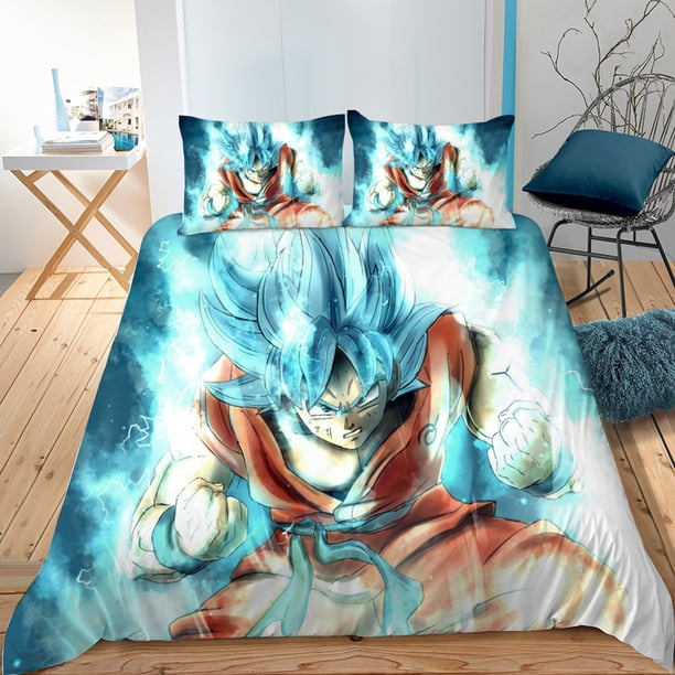 3D Cool Dragon Ball Z Bedding Bed Set Anime Bedding Bed Set Twin Full 