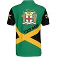 thumbnail image 3 of Lotusprinthandmade Personalized Jamaica Flag Jamaican Pride Polo Shirt (Lightweight) S-5XL Multicolor, 3 of 7
