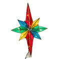 thumbnail image 4 of Kurt Adler UL3124 10 Light Multicolored Capiz Bethlehem Star Treetop with Gem Center, 4 of 5