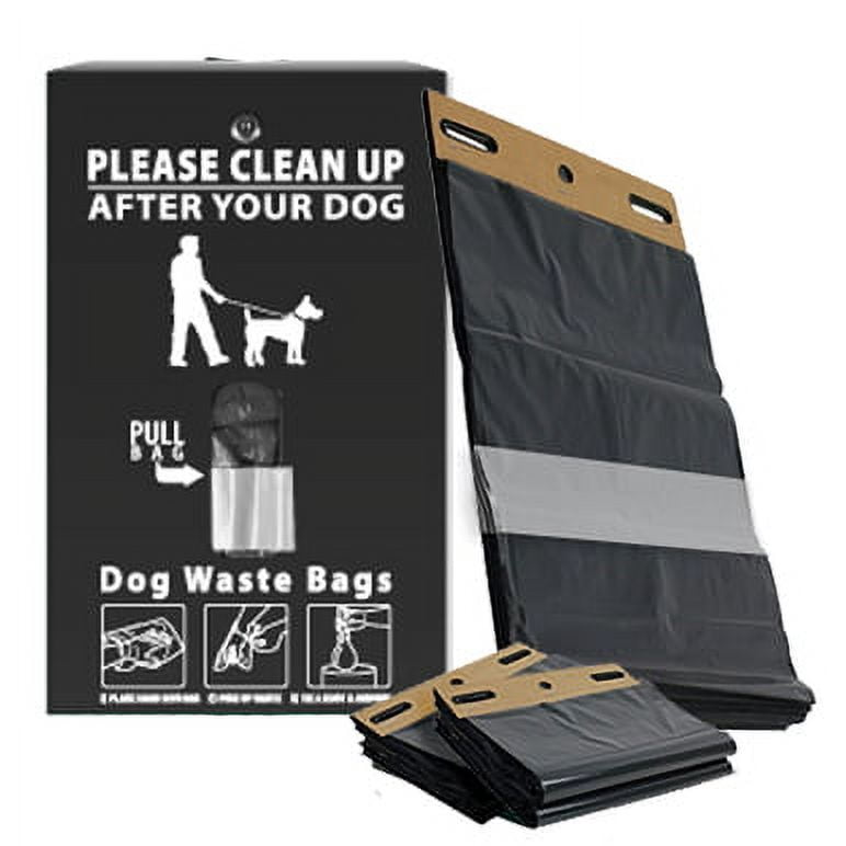 The Gladiator® Dog Waste Station / SINGLpul® Header Bag System (Black)