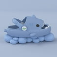 thumbnail image 1 of hirigin Kids Summer Beach Slippers, Cartoon Shark Shaped Soft Sandals with Thick Nonslip Soles for Girls, Boys, 4 Colors, 1 of 3