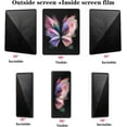 thumbnail image 2 of Privacy Screen Protector Designed for Samsung Galaxy Z Fold 4, Anti-peep 1PCS Outside +1PCS Inside Soft Film+ Clear Camera Lens Protector, 2 of 7
