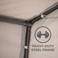 thumbnail image 3 of Abba Patio Storage Shelter 6 x 8- ft Outdoor Shed Heavy Duty Canopy, Grey, 3 of 8