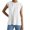 White, variant on MIXUE Womens Summer Tops Summer Solid Color Round Neck Hollowed Out Sleeveless Fashion Casual Loose Pullover T Shirts Daily-Wear,Black,XL
