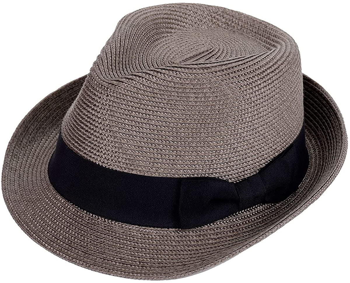 Straw Fedora Hats for Men Women Panama 