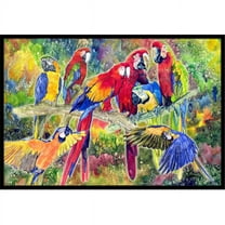 18 x 27 in. Parrots Indoor Or Outdoor Mat