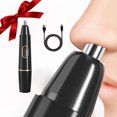 thumbnail image 4 of Ear Nose Hair Trimmer, Eyebrow Facial Hair Clipper, IPX7 Waterproof, Easy Cleansing, 360° Rotating Blades, USB Rechargeable, Quiet, Ideal Gift for Men Women, 4 of 9