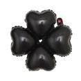 thumbnail image 4 of BalsaCircle 10 Black 15" Clover Mylar Foil Plain Balloons Wedding Decorations, 4 of 6