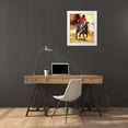 thumbnail image 3 of Chapman, Julie T. 26x30 White Modern Wood Framed Museum Art Print Titled - Rodeo Style, 3 of 4