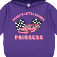 thumbnail image 3 of Inktastic Daddy's Racing Princess Pink Race Car Toddler Hoodie, 3 of 4
