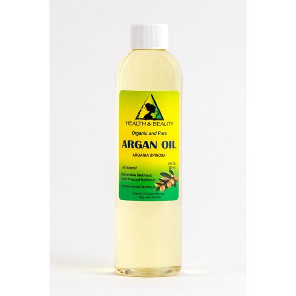 Argan oil refined organic moroccan cold pressed premium hair oil 100% pure 8 oz