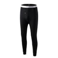 thumbnail image 1 of Qarigey Mallas térmicas para hombre, mallas para calentar el cuerpo al aire libre, ropa interior más cálida para hombre, pantalones cálidos Ropa interior Negro 2XL. Qarigey AP013671-01, 1 of 6